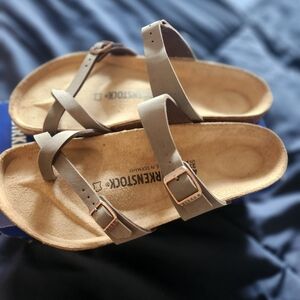 Birkenstock Taupe Sandals Size 42 Mens 9 Or Womens 11